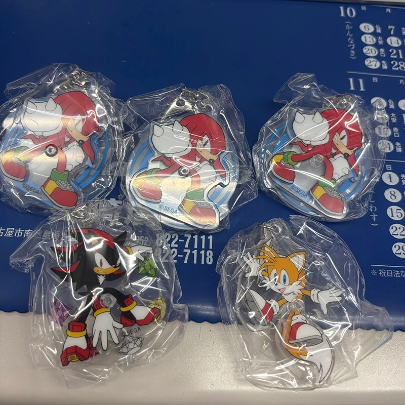 Japonais véritable k-com hérisson sonique acrylique pendentif Gashapon Sega mascotte Sonic'S amis sac à dos charme cadeau
