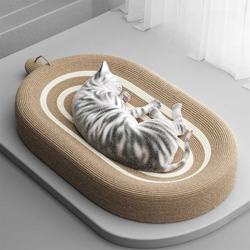 

Sisal cat scratch board wear-resistant anti-dandruff cat nest integrated oversized cat basin rattan cat claw board