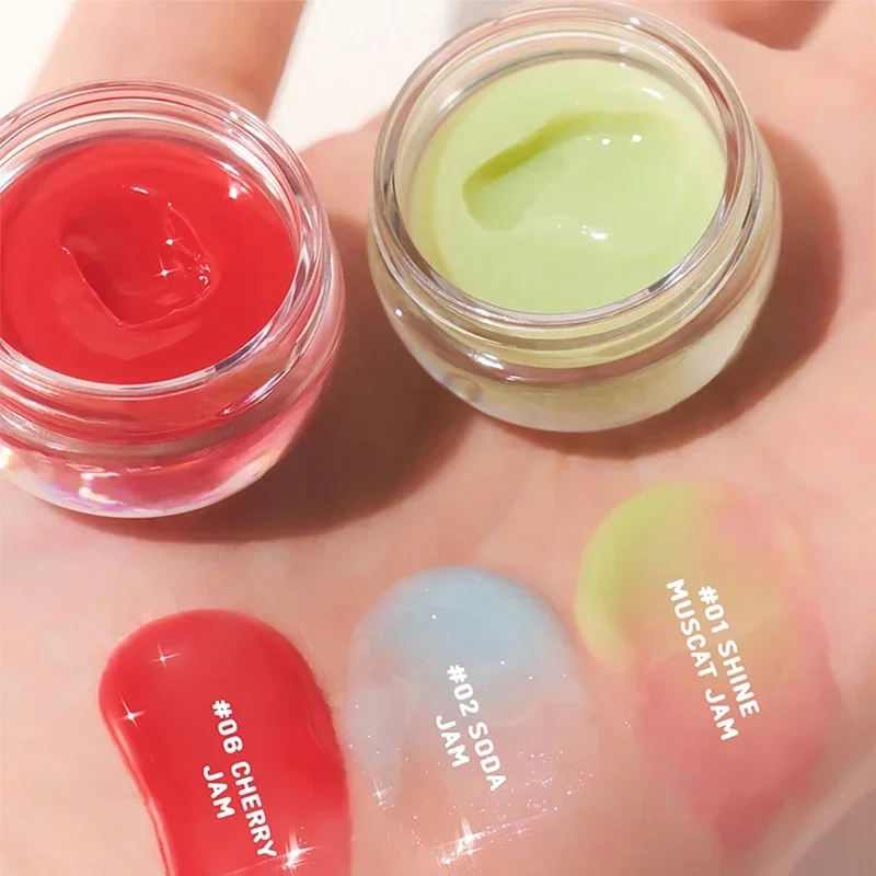 Colorgram Jelly Jam Lip Gloss Plumper Tint Water Glossy Mirror Moisturize Lip Balm Glaze เกาหลี Lipgloss แต่งหน้า 8 ColorWholesale