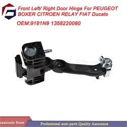 Front Door Hinge fits for Peugeot Boxer Gitroen Fiat Ducato Bus Replaces Stop Hinge Strap Actuator 1358220080 9181N9