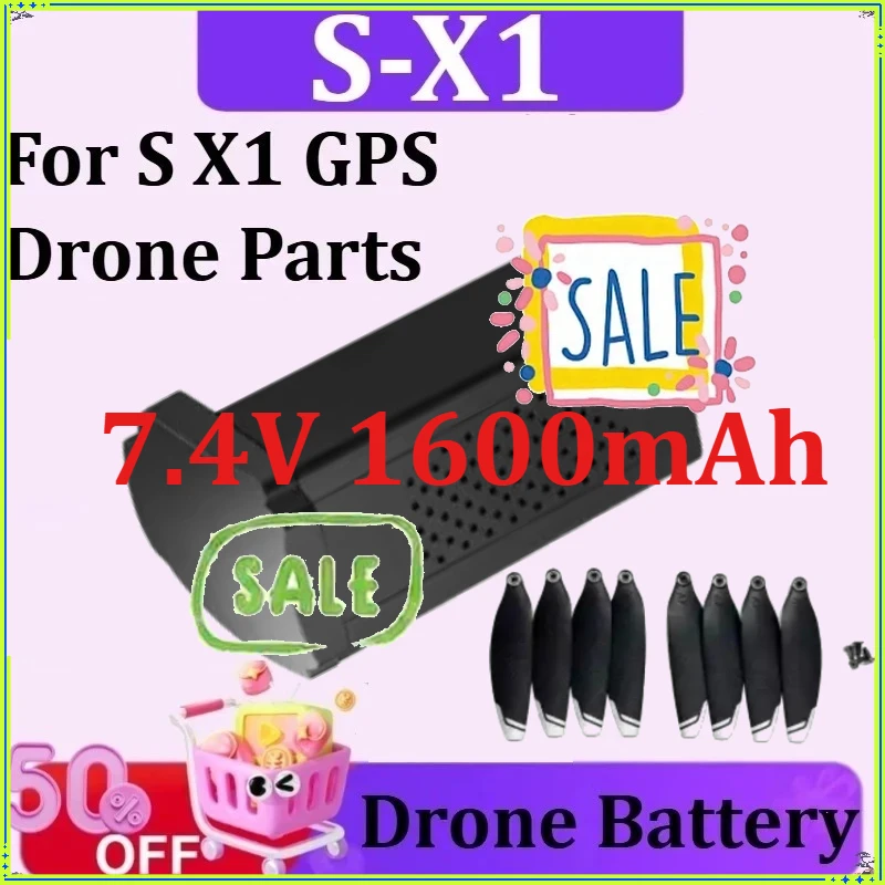 

7.4V 1600mAh For S X1 GPS Drone Parts Battery S-X1 GPS Drone Battery