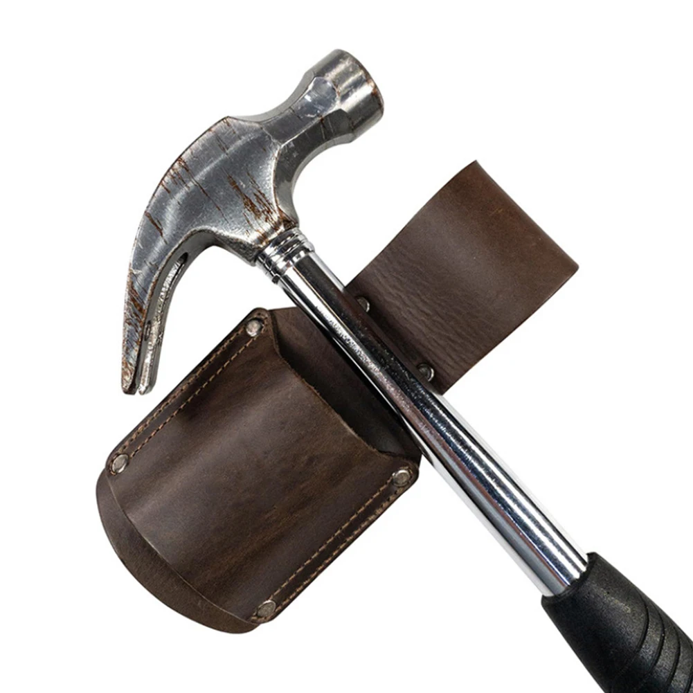 Camping Activities Brown Hammer Holder Stylish Outdoor Accessory Briefcase Portable Waist Holster Dimensions 17*9cm