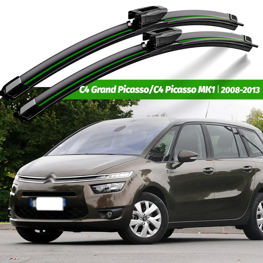 Wiper LHD Front Wiper Blades For Citroen C4 Grand Picasso C4 Picasso I 2008 - 2013 Windshield Windscreen 30\