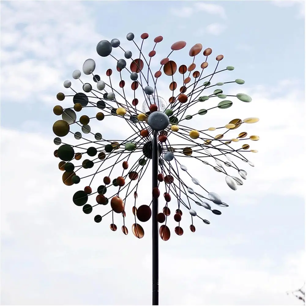 

Разноцветные светодиодные ветровые блесны с подсветкой на металлическом кольце для наружного сада и двора