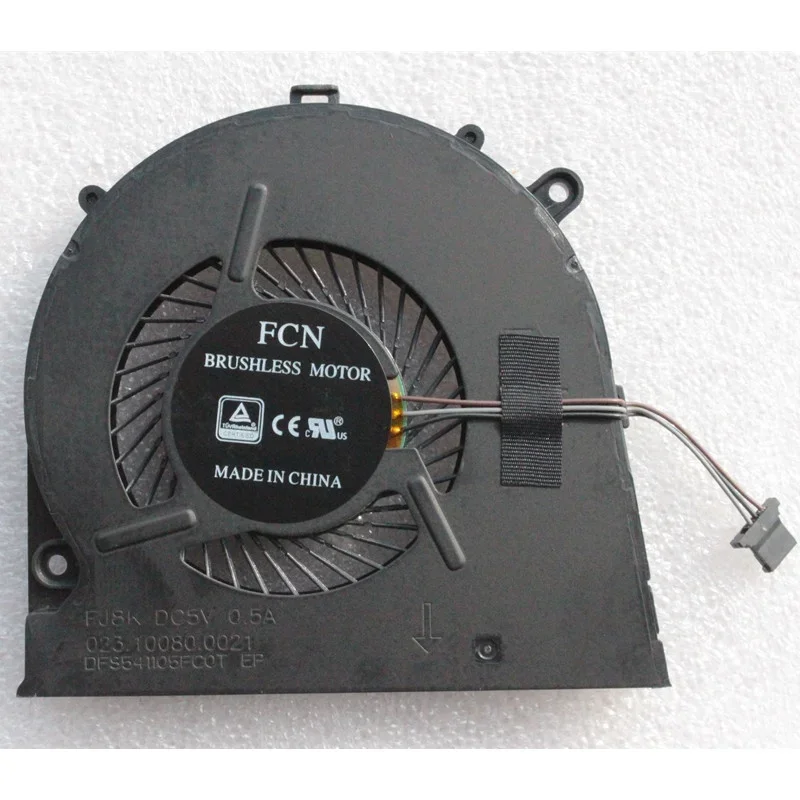 New Original Laptop CPU Cooling Fan For DELL Latitude 3480 3580 P79G 0X6K70 FJ8K DC5V 0.5A 023.10080.0021 FCN DFS541105FC0T EP