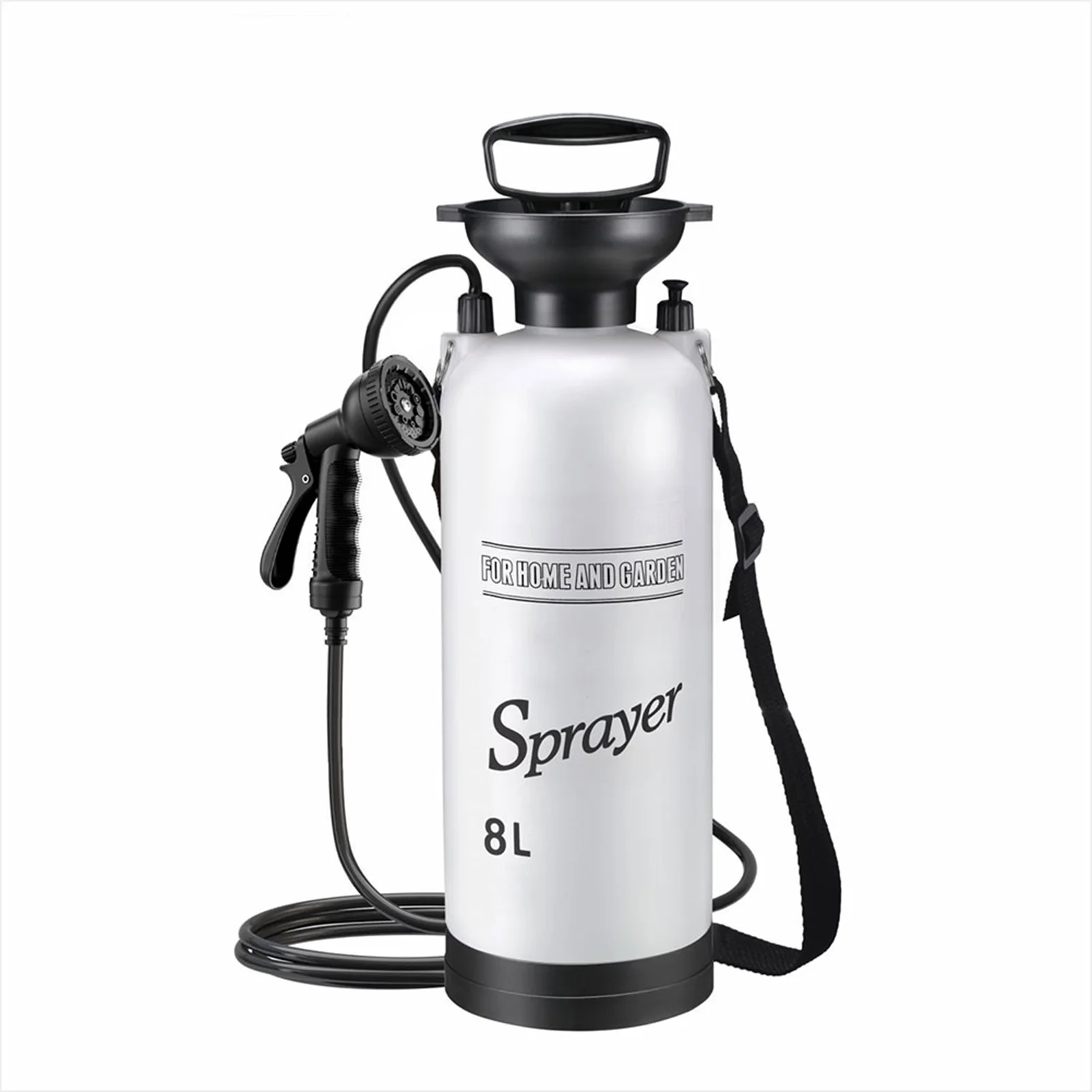 3/5/8L Autowaschwasserpistole, manuelle Mehrzweck-Duschpumpe für Camping, Strand, tragbare Blumenbewässerungsausrüstung für den Garten im Freien – Detail 5
