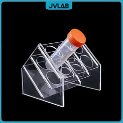 Plexiglass Rack For Centrifuge Tube 50ml Oblique Centrifuge Tube Holder Precipitation Tube Stand 8 Wells Hole Diameter 30mm