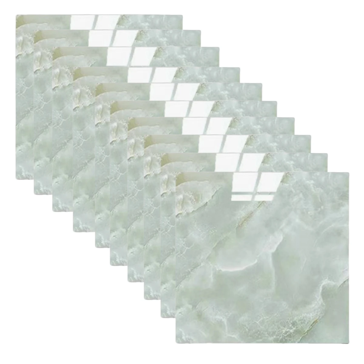 Marble Design Tiles Self-adhesive Wall Tiles Easy Cleaning Method Effortless Installation Process For Bathroom Decoration