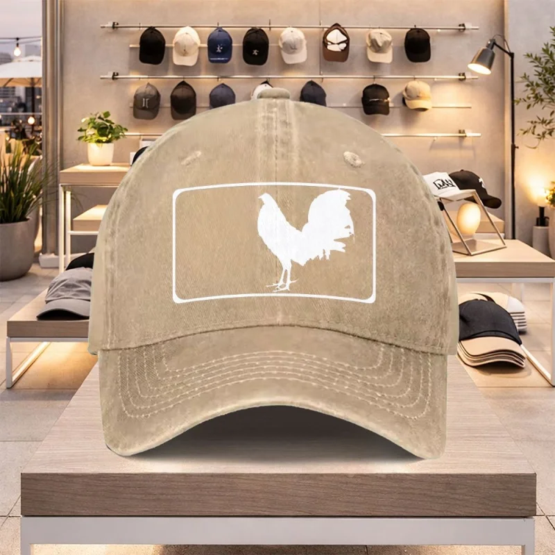 Adjustable Rooster Baseball Cap – Lightweight Unisex Snapback Hat for Spring Summer, Valentine’s Day, Carnival, Mardi Gras