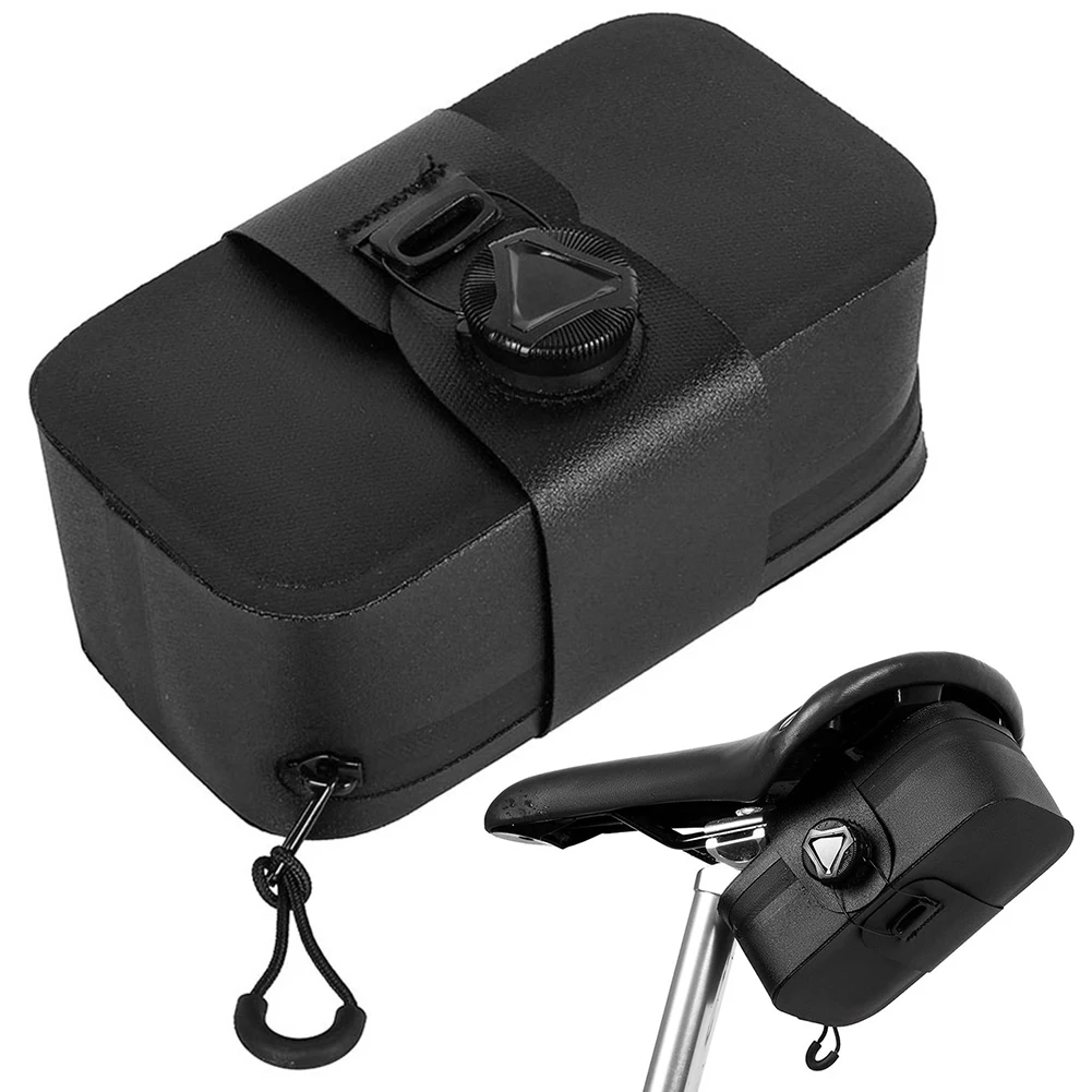 AliExpress 0.5L Portable Bike Tail Bag Waterproof Bike Under Seat Pack Large Capacity Cycling Seat Bag MTB Road Bike Accessories