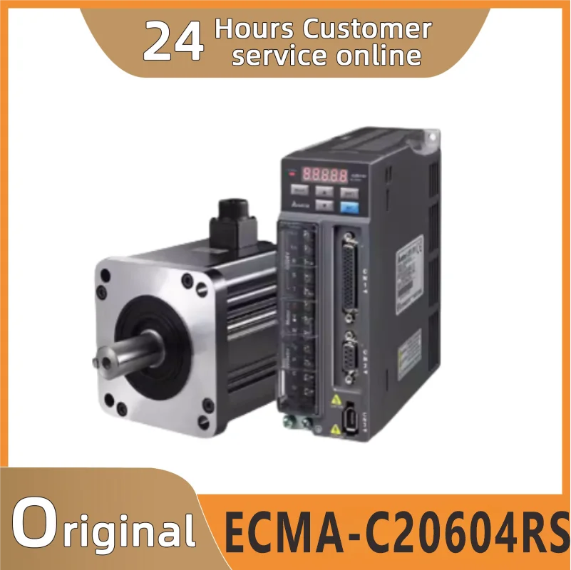 

used！ECMA-C20604RS+ASD-B2-0421-B DELTA 0.4kw 3000rpm 1.27N.m ASDA-B2 AC servo motor driver kits with 3m power and encoder cable
