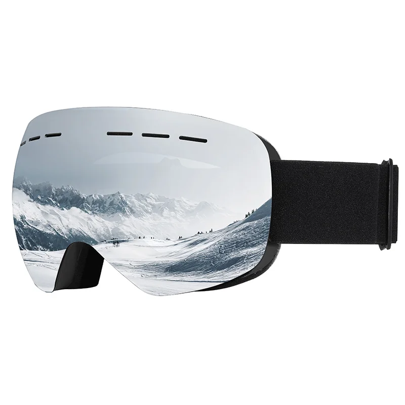 Occhiali da sci classici Doppi strati Antiappannamento UV400 Occhiali da neve da snowboard Occhiali da motoslitta Occhiali Sport all'aria aperta Sci Googles