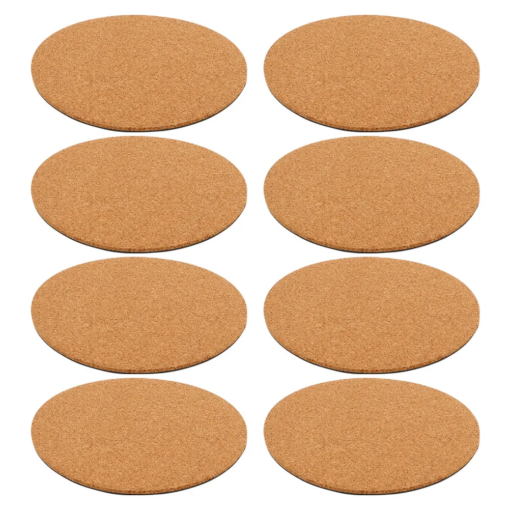 4 قطعة الوقايات نبات الفلين السميكة ماصة أصائص زرع حماية الجدول الحصير ل أواني الزهور الداخلية أطباق ساخنة ركائز مستديرة