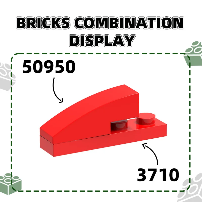 كمبانٍ منحنية ، إكسسوارات كلاسيكية ، متوافقة مع الطوب ، ألعاب أطفال ، صندوق هدايا ، 3 × 1 ، ، ، من من من من من من من من من من أفضل المباني #3