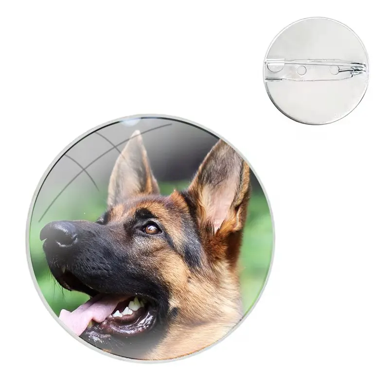 Design Badge Brooch Pin Accessories For Clothes Backpack Decoration gift German Shepherd Dog