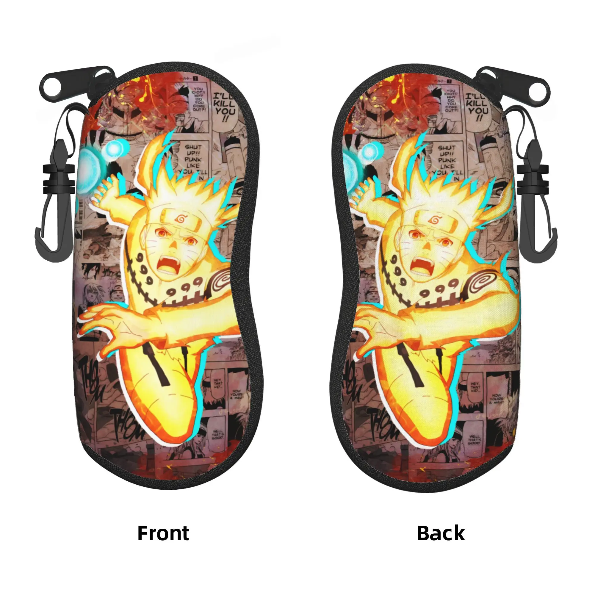 

Custom Uzumaki N-Narutoes Hot Cartoon Shell Eyeglasses Protector Cases Men Women Sunglass Case Anime Glasses Bag