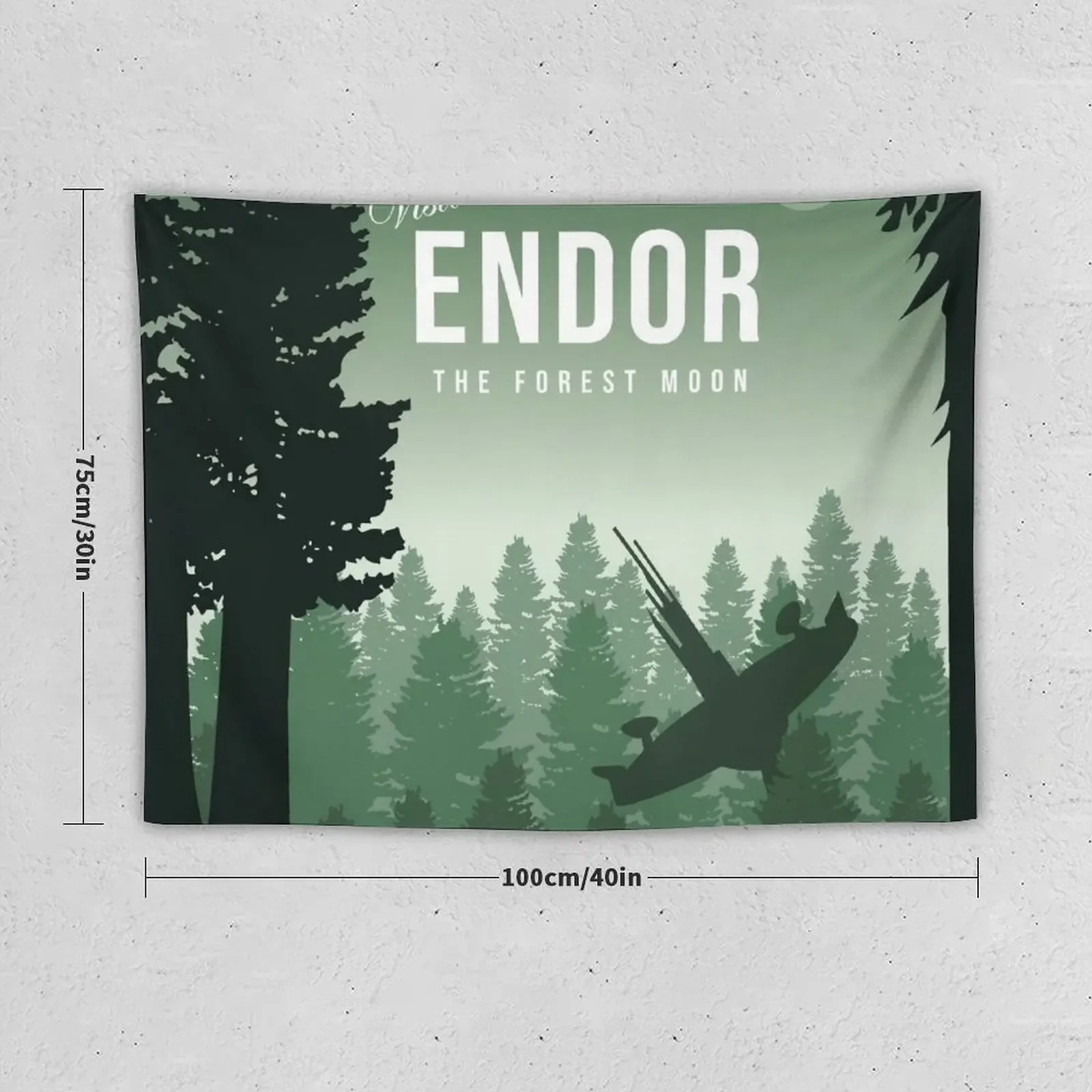 Visit Endor The Forest Moon Tapestry Room Decorator For Bedroom Wallpapers Home Decor Tapestry