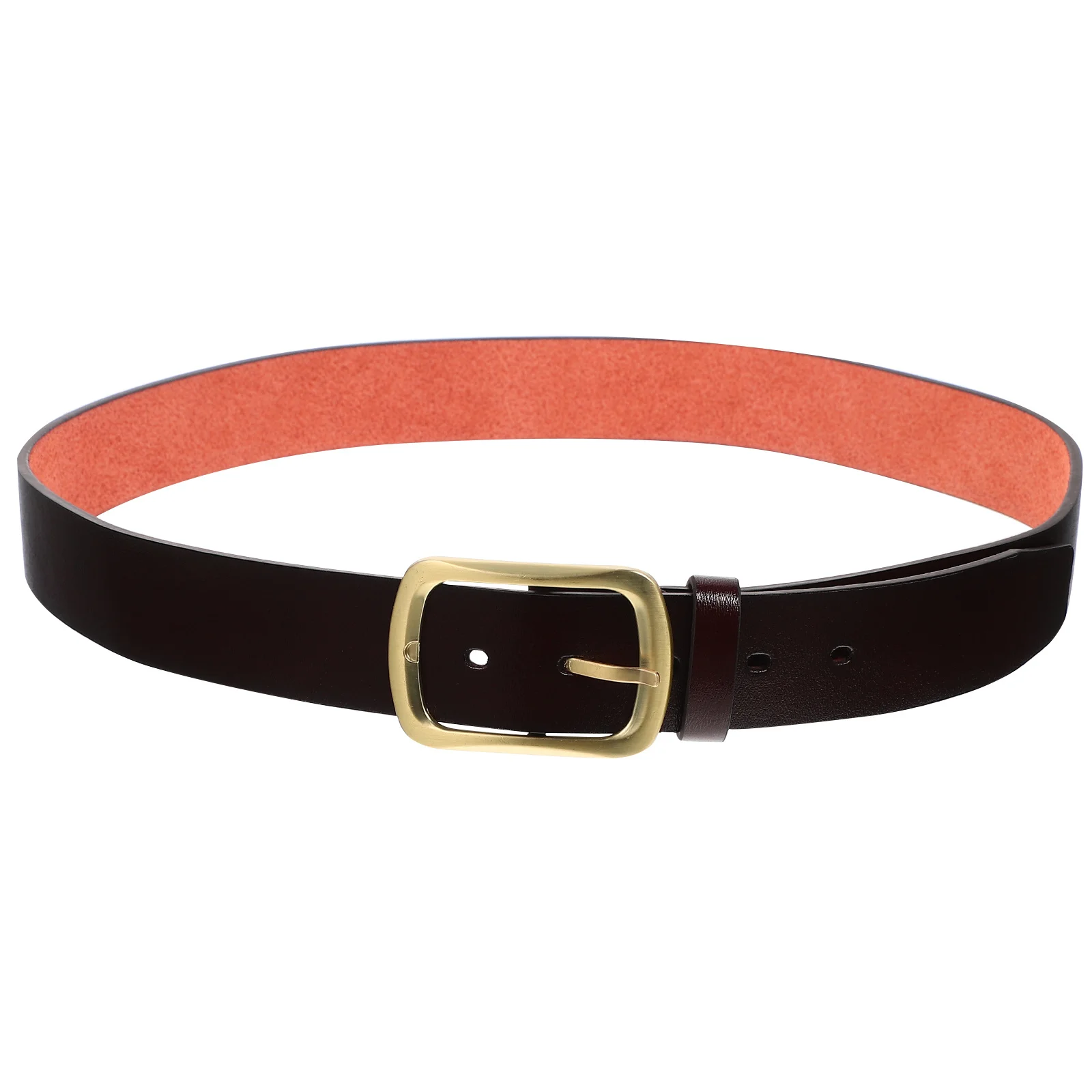 

Vintage Style Men'S Brown Belt Adjustable For Jeans Pants Casual Formal Wear Durable Belt For Men Business Gift