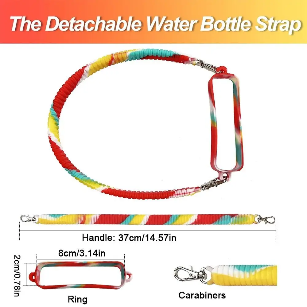 

Soft Water Bottle Sling Holder Silicone Durable Water Cup Silicone Strap Water Bottle Accessories Water Bottle Sling with Strap