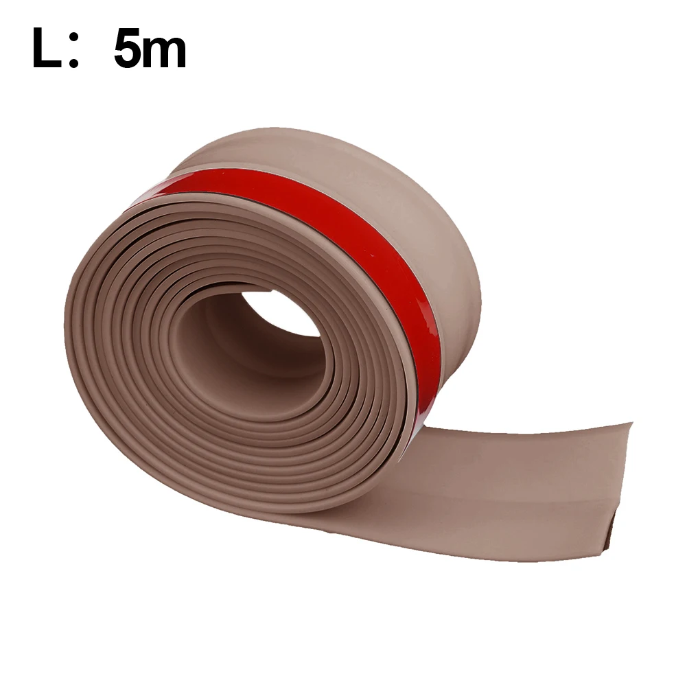 Dust And Water Barrier 5M Door Frame Strip Easy Installation Sealing Strip Ample Coverage Hassle-free Installation