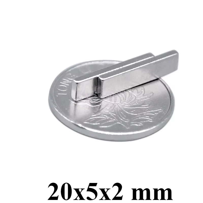 

20x5x2mm Block Super Strong Magnets 20*5*2 For Home Refrigerators, Offices DIY 20*5*2mm 20x5x2
