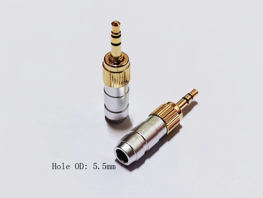 1 par 3.5mm 3.5 jack plug para sony MDR-Z1R z7 z1000 7520 fones de ouvido fone diy