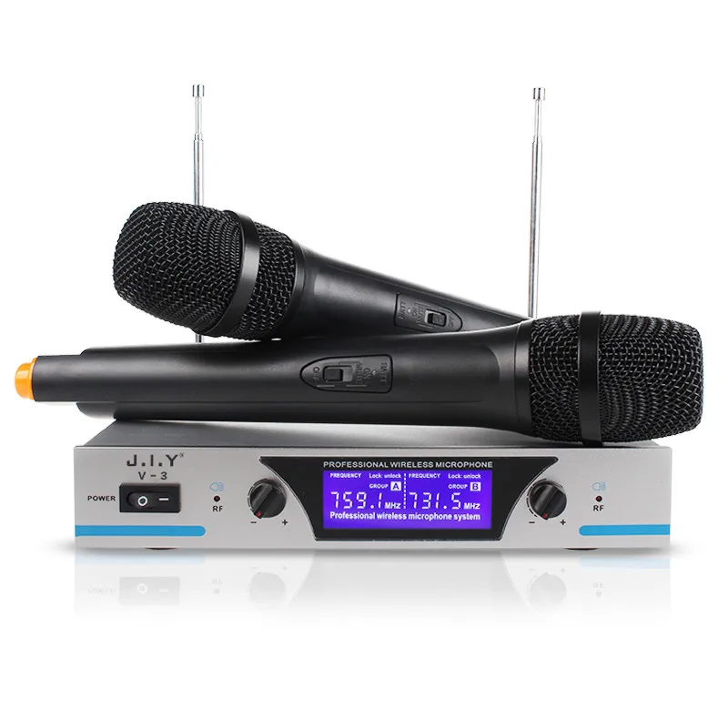 Handheld Wireless Karaoke Microphone Karaoke Player Home Karaoke Echo Mixer System Digital Sound Audio Mixer Singing Machine V3+