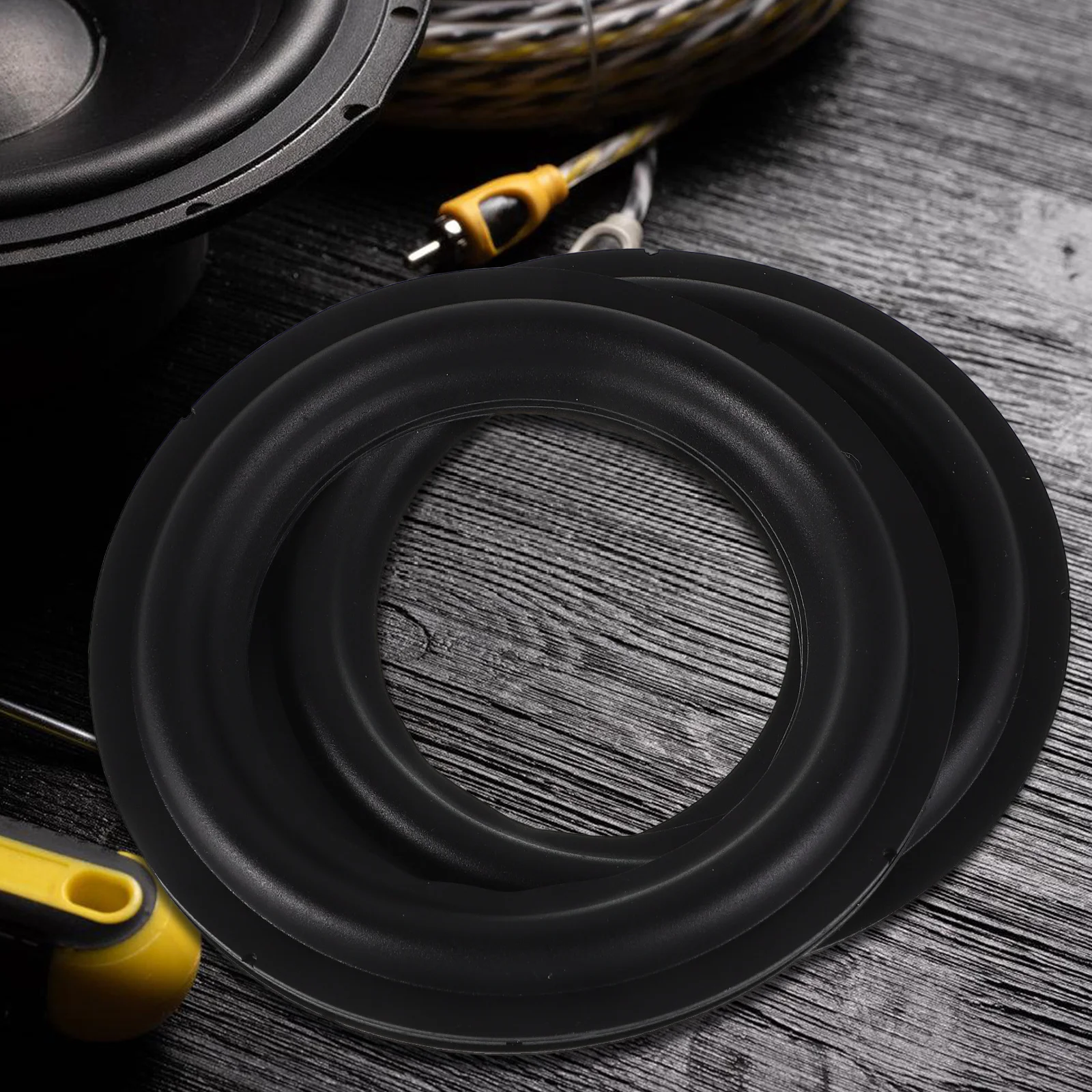 

5Pcs 4.5 Inch Speaker Surround Rings Precision Fit Design Easy Installation DIY Enthusiasts Professional Technicians