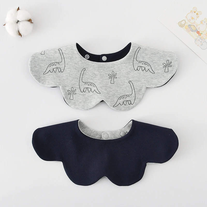 

1pcs Style Newborn Baby Cotton Bibs Floral Pastoral Type Baby Burp Bandana Scarf Boys Girls Cloths Saliva Towel