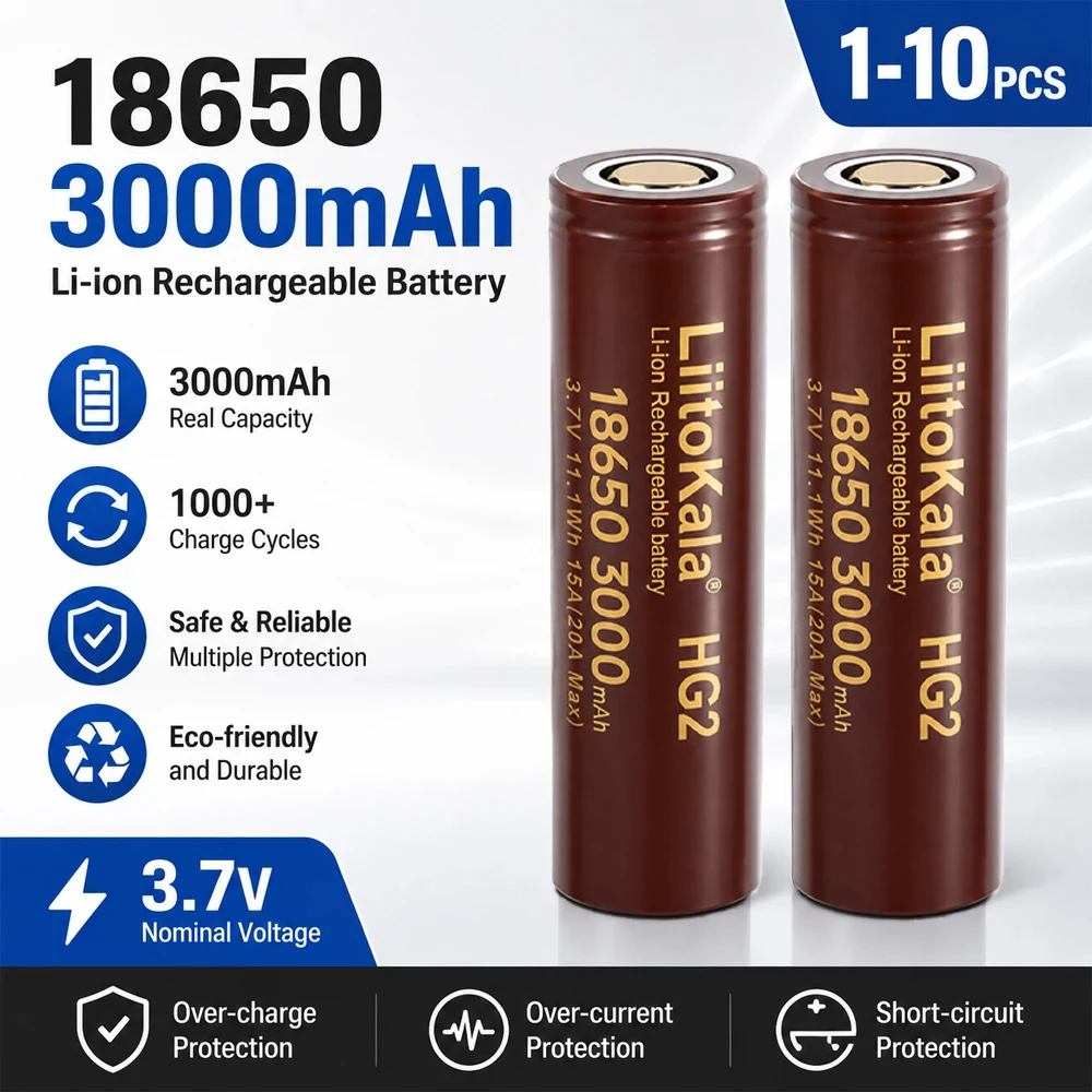 LiitoKala 18650 Rechargeable B - Vape Battery 18650 review and price