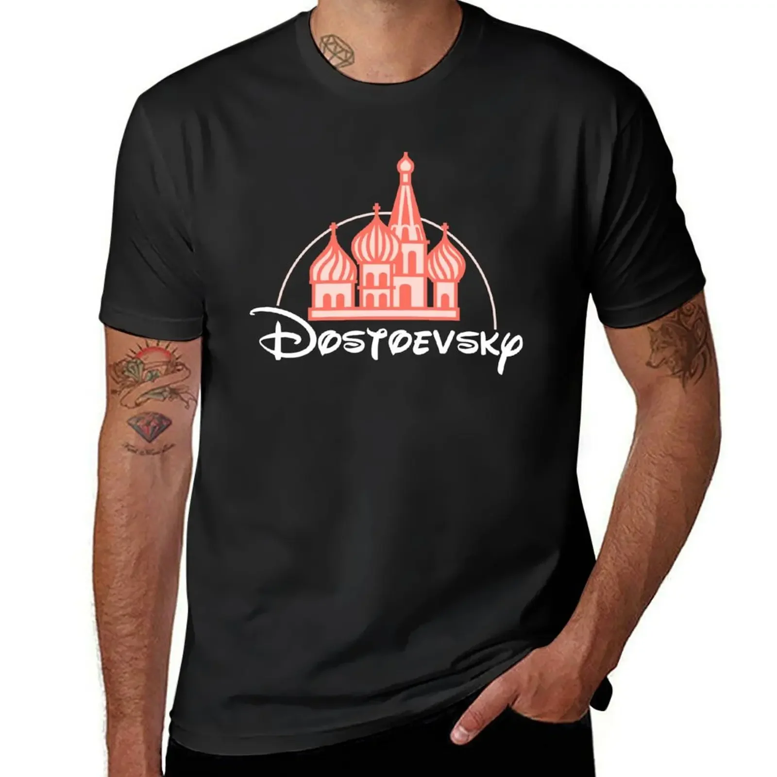 Dostoevsky T-Shirt anime tshirt boys whites men t shirts high quality