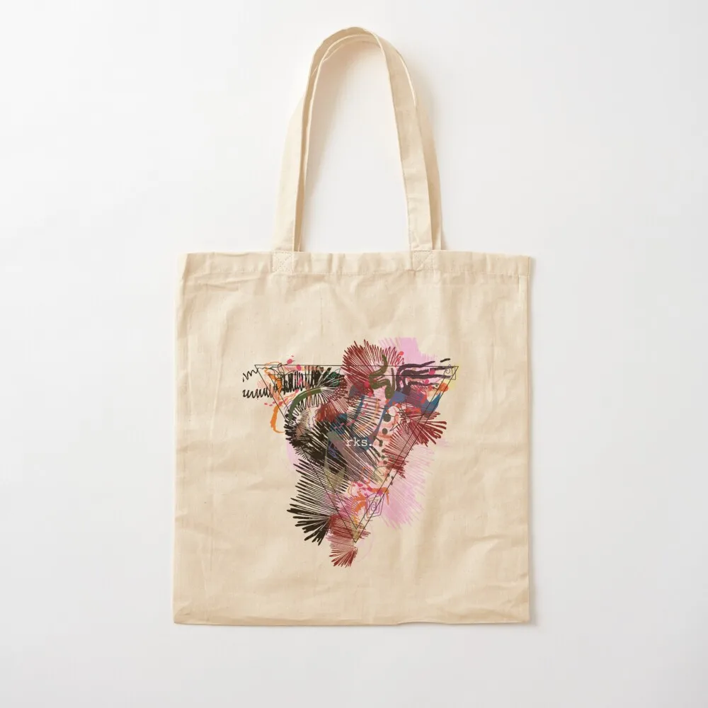 

Rainbow Kitten Surprise RKS Triangle Tote Bag hand bag Shopping bags Canvas Tote Bag