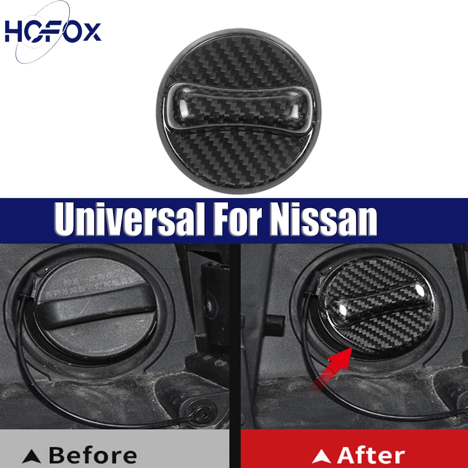 Universal For Nissan Fuel Gas Tank Filler Cap Cover