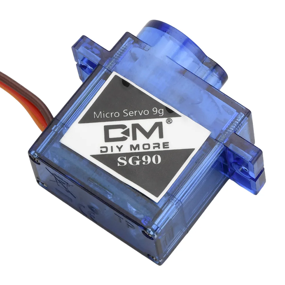 Mini Micro Servo para Helicóptero RC, Avião e Carro, Motor Azul, RC 250 450, SG90, 9g, 4.8V-6V, 1Pc Lot