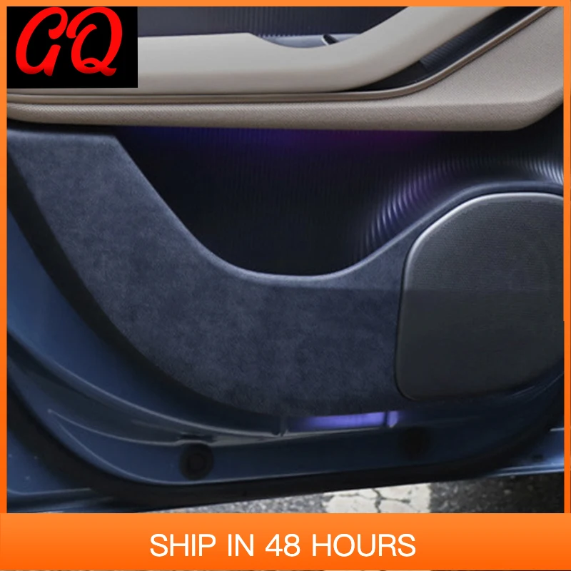 

New For Nio ET5 2022 2023 Suede Door Anti Kick Pad Interior Protection Sticker Accessories