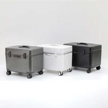 Valigia con telaio in lega di alluminio, Trolley portatile i...