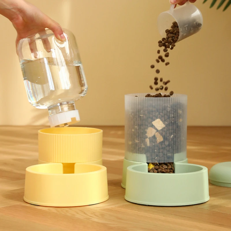 Pet Bowl Automatic Feeder Water Dispenser Dog Bowl Cat Bowl Pet Supplies Feeding Water Dispenser Dog Accessories Pet Feeder