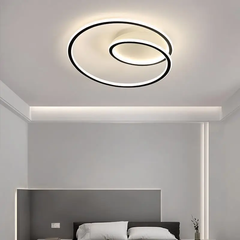 Plafonnier LED au Design Minimaliste Moderne, Éclairage d'Nik, Luminaire Décoratif de Plafond, Idéal pour une Salle à Manger ou une Chambre à Coucher