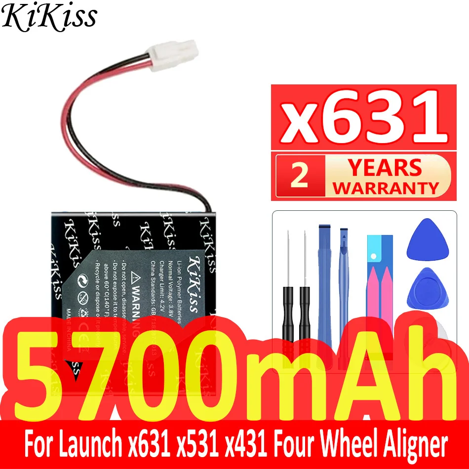 

Мощная батарея KiKiss 5700 мАч для установки четырех колесных выравнивателей Launch x631 x531 x431