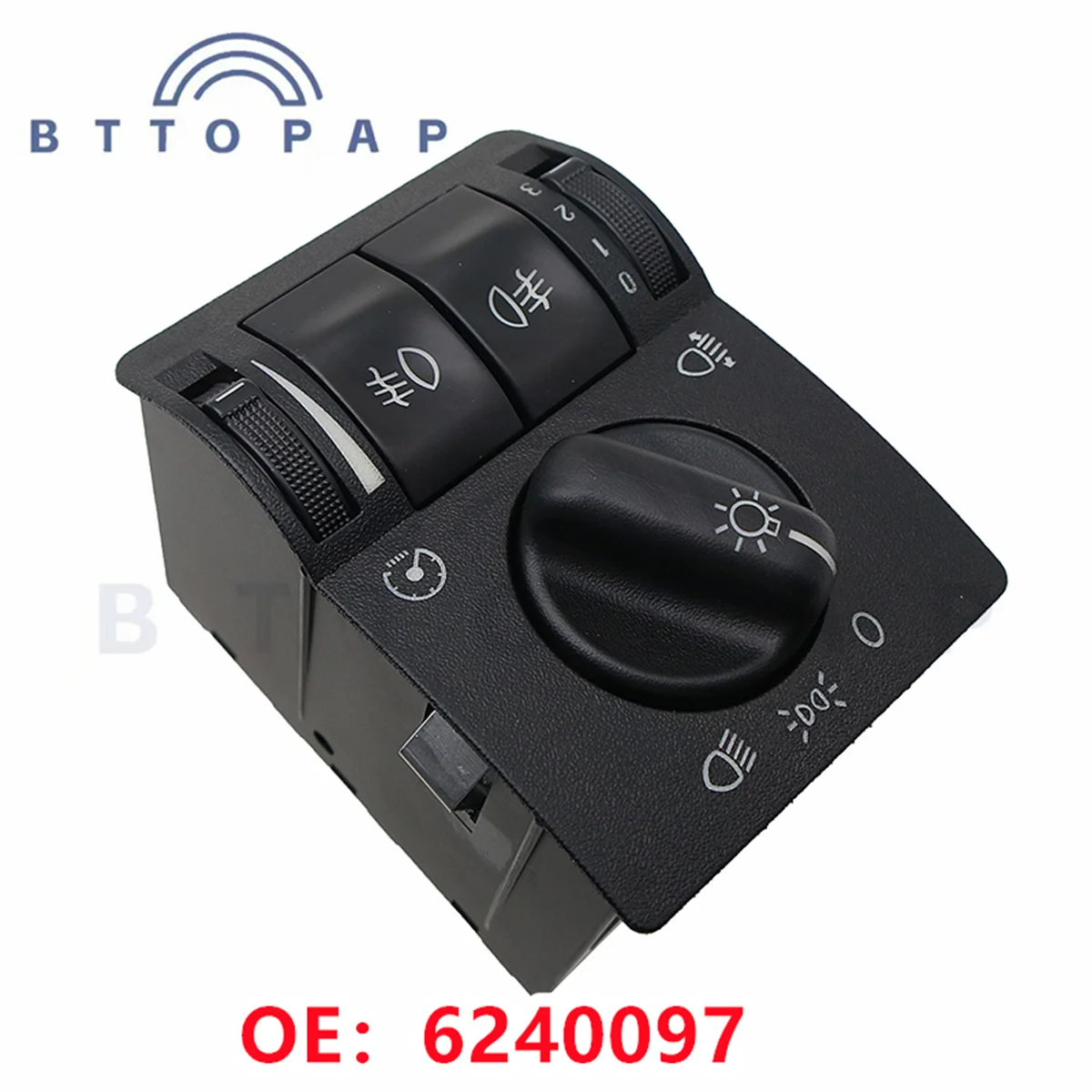 6240097 For Opel Vauxhall Vectra B Zafira A Astra G 1999-2008 Headlight Fog Lamp Main Light Switch Control 90437439 90437440