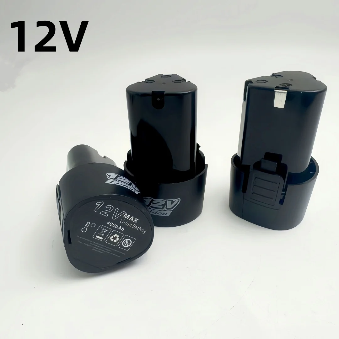 For Electric Screwdrivers, Drills, mini Angle Grinders and Other Power Tools, 12V 4000mAh universal Rechargeable Lithium Bat