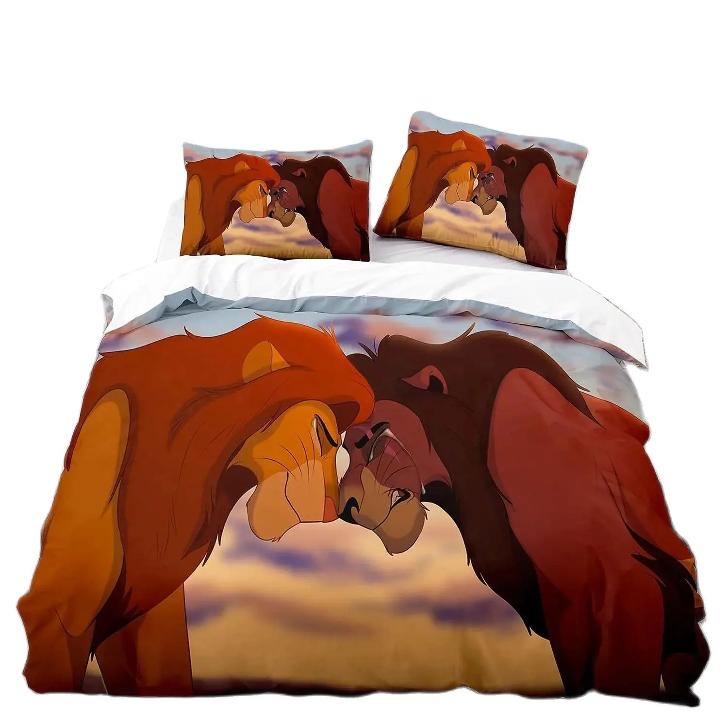 Disney Bedding Set The Lion King Simba Duvet Cover Kids Teen Gifts 3D Print Kids Boy Girl Quilt Duvet Cover