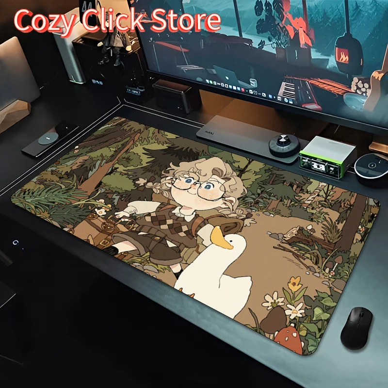 Cartoon anime Mousepad New MousePads Keyboard Pad Mouse Mat Gamer Soft Office Carpet Table Mat Desktop PC carpet Big Mouse Pad