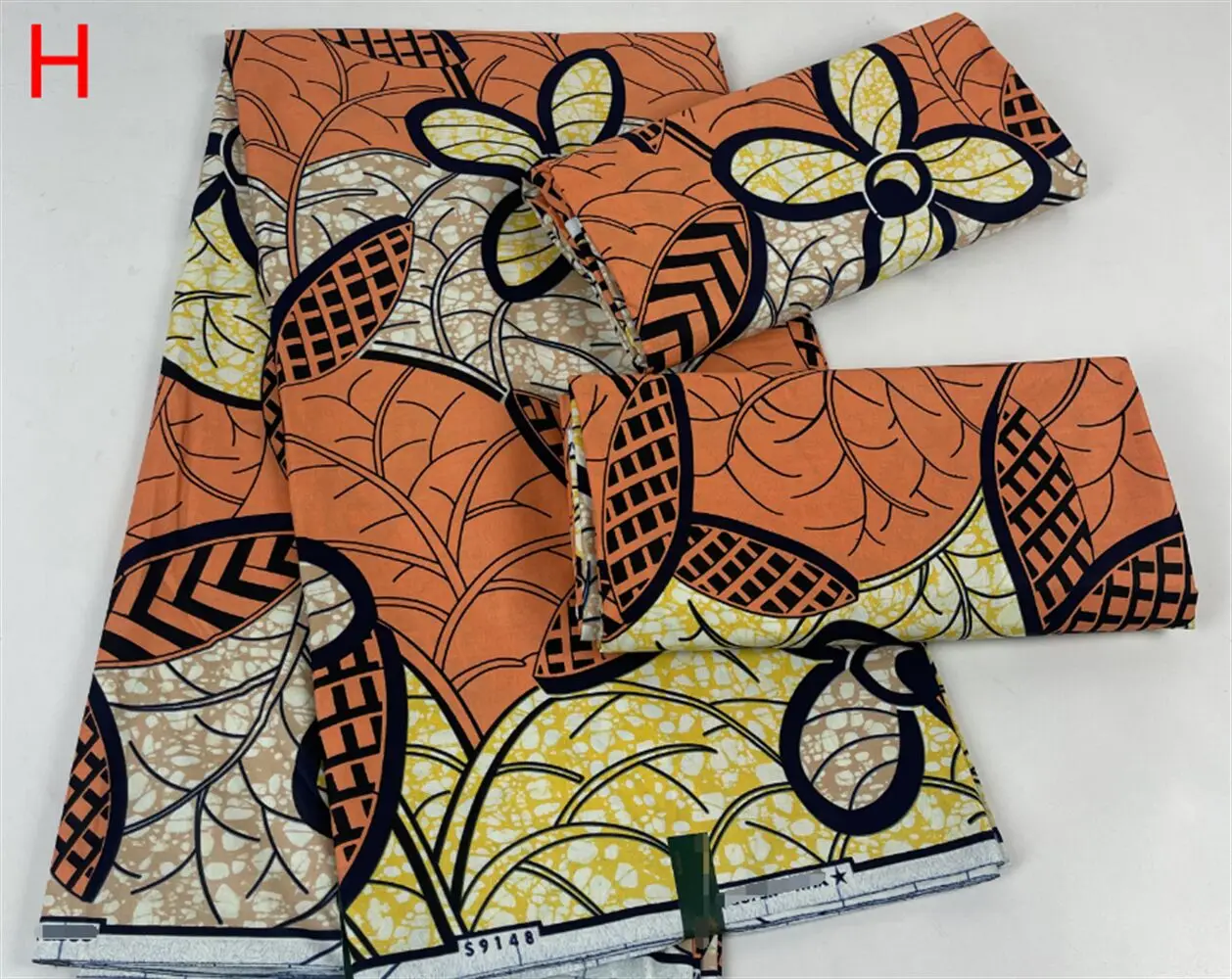 

2024 New Style Super hollande African Fabrics Nigerian Wax Print High Quality African Wax Fabrics For Patchwor