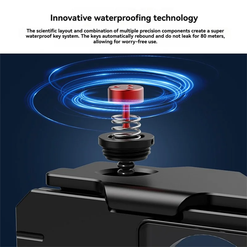 【Hot Selling Items】80M Waterproof Case Magnetic Quick Diving Housing For DJI Action 5 Pro 4 3 Action Camera