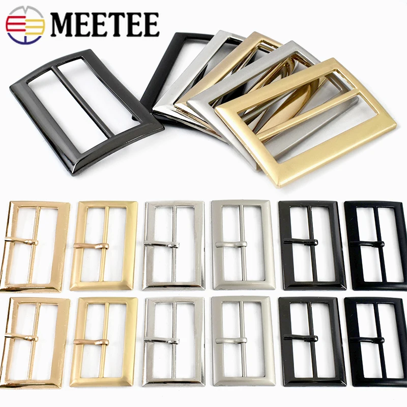 

5Pcs 20-50mm Metal Pin Buckles Pet Collar Bag Strap Belt Buckle Handbags Leather Crafts Adjust Clasp DIY Hardware Accessories