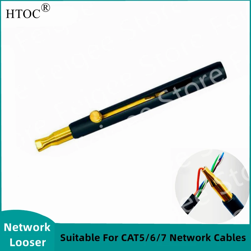 HTOC CAT5 CAT6 CAT7 네트워크 도구 이더넷 케이블용 네트워킹 와이어 루저 트위스트 와이어 코어 분리기 Lan