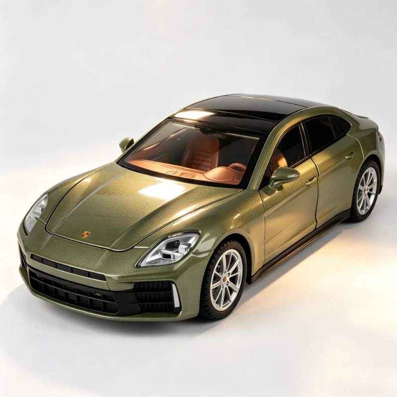 

Simulation 1:24 Paramela alloy sports car model ornament can open the door with sound and light toy creative ornament decoration