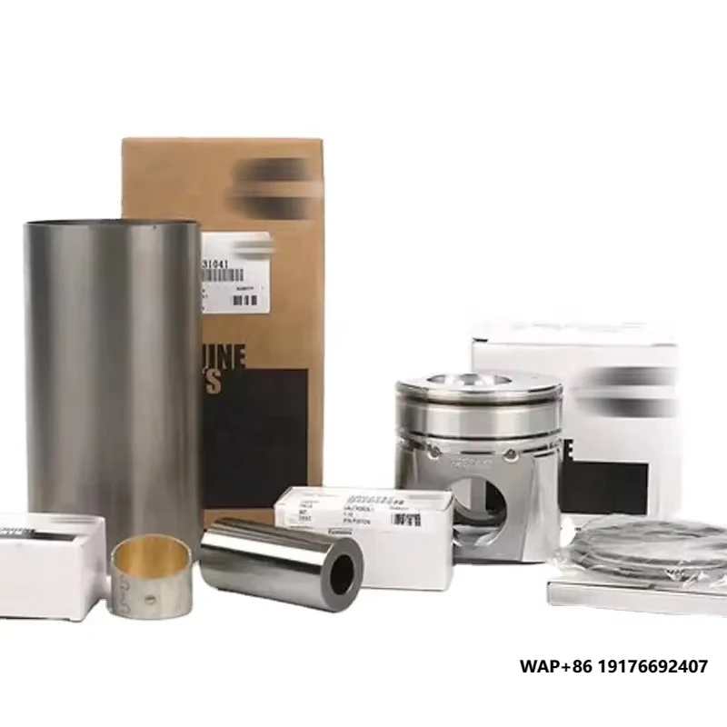 

Original cummins Engine Repair Parts 6BT8.3 6CT8.3 Cylinder Liner Kit NT855 6BT5.9 6BT QSB6.7 X15 K19 Piston Kit for Cummins