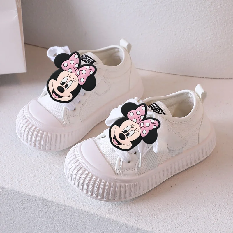 

Disney kids Canvas Shoes Sneakers Spring fall Boy Girl Kindergarten Toddler Shoes Soft Sole Casual Board Shoes mickey mouse